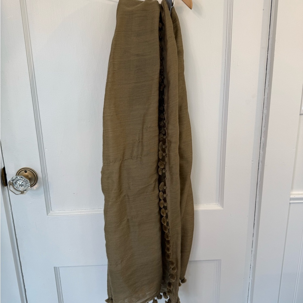 Elegant Olive Green Scarf
